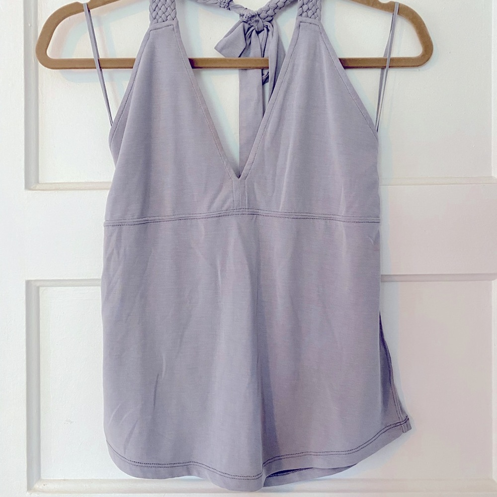 Free People Braided Halter Top Tank - Size Small
